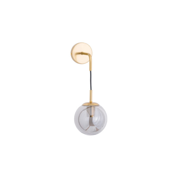 Gold Glass Globe scone Wall Hanging Light