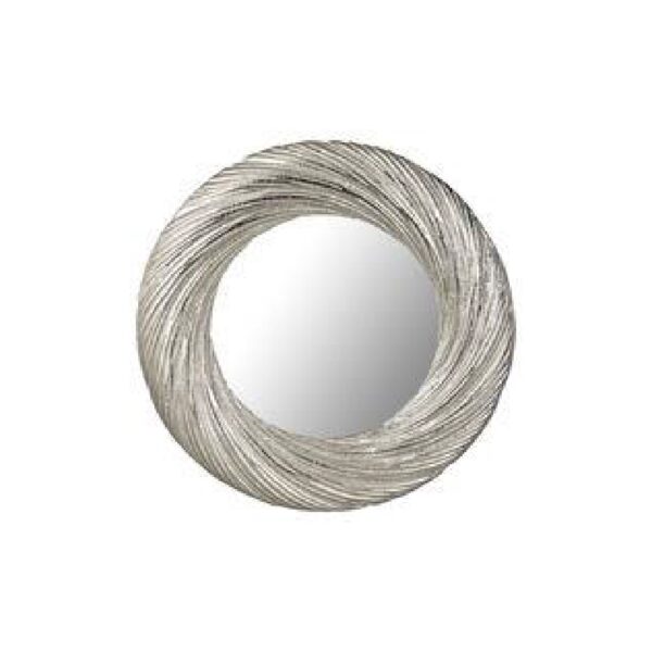 Large Silver Swirl Mirror Collection